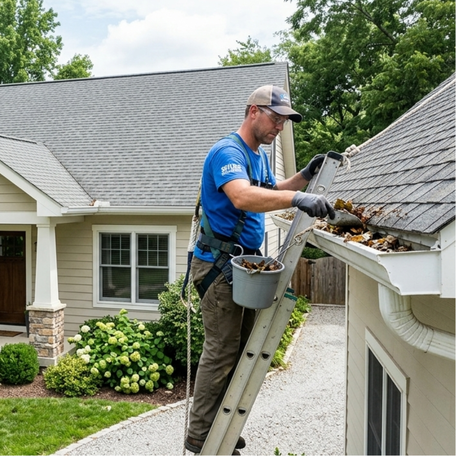 Gutter Cleaning – 1 Story Home